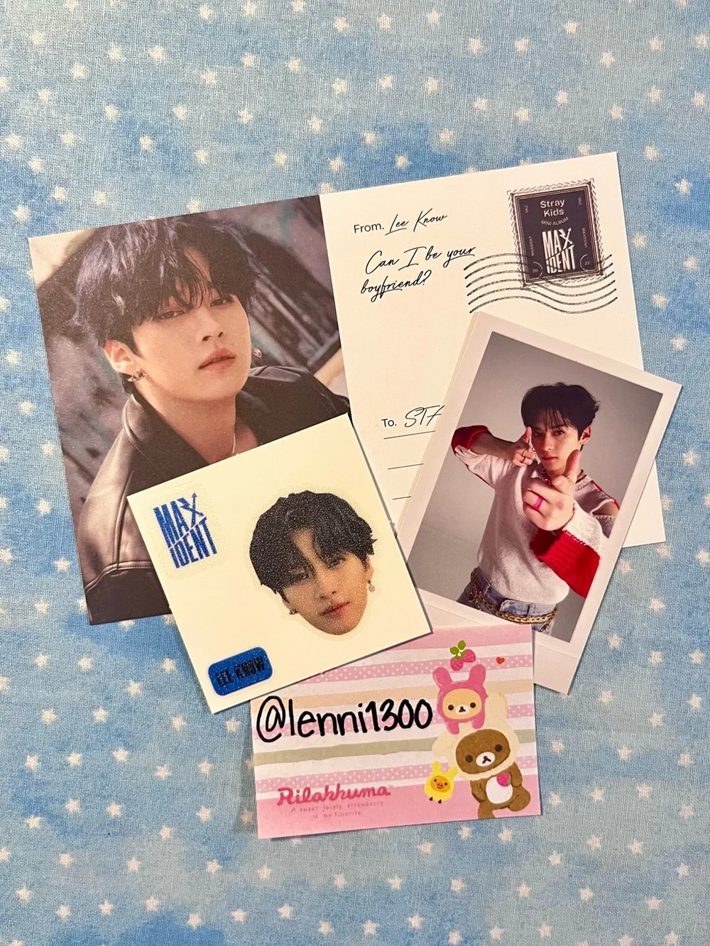 [LEE KNOW] Stray Kids MINI ALBUM-MAXIDENT-Offical Kpop Photocard